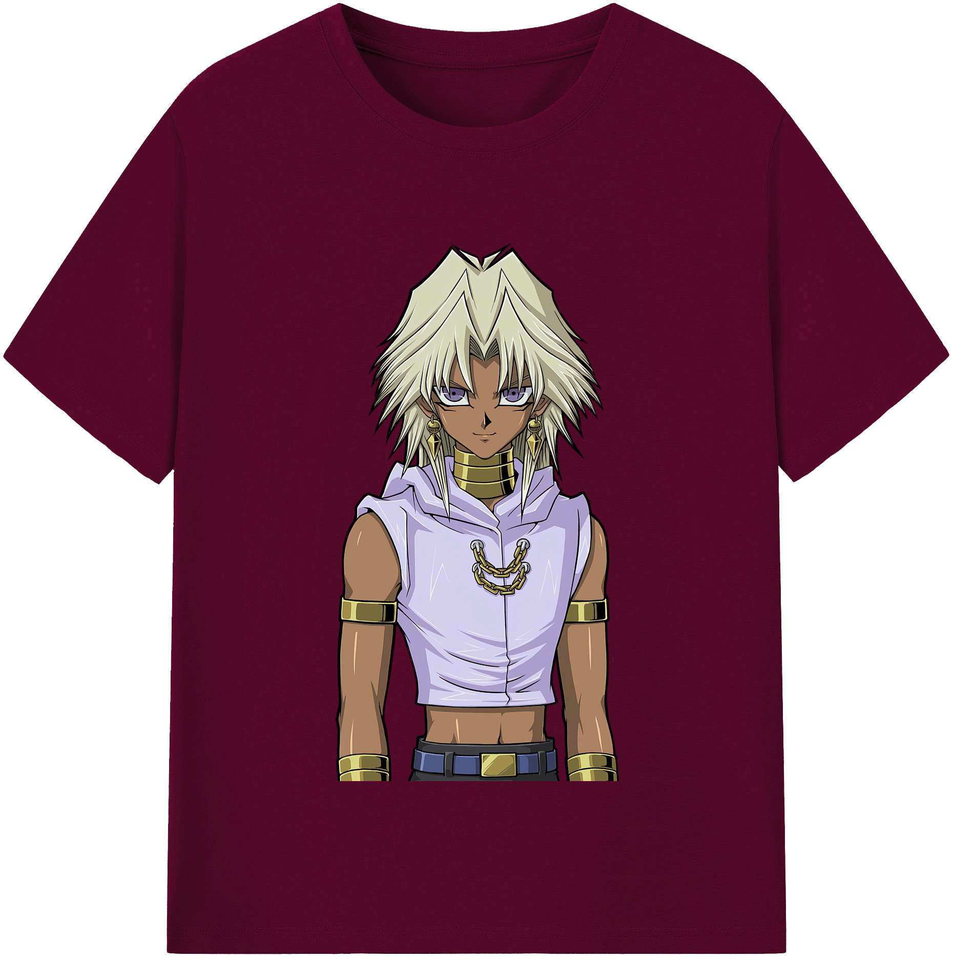 （画像用） 遊☆戯☆王 Yu-Gi-Oh! レディースカジュアルプリントTシャツ（綿100％）